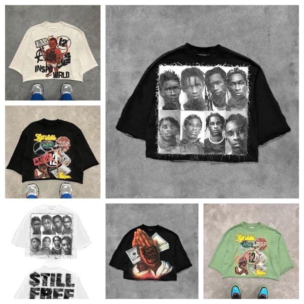designer t shirt Men's graphic tee Vintage Graphic Oversized Y2k Top Harajuku Gothic Cotton Short Sleeve Shirt Gothic Tops Women Streetwear Clothing