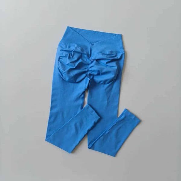 Peach Butt Lifting Leggings Seamless V-waist Belly Tightening Butt Lifting High Elastic Buttocks Gym Running Fitness Pants C251111