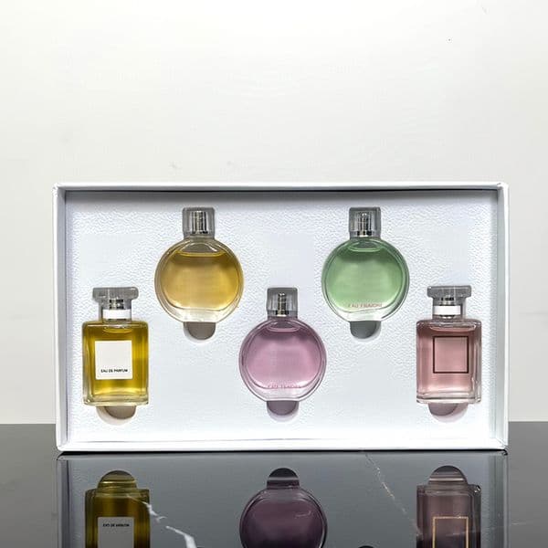 woman perfume set 5 pieces suit 7.5ml sweet frgarances lady spray counter edition highest quality floral note fast free postage