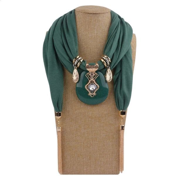 Fashion womens solid color tassel packaging scarf multi style decoration jewelry necklace pendant scarf headscarf womens headscarf 250409