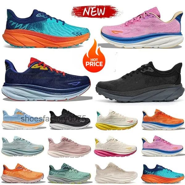 clifton 9 bondi 8 kawana for mens running shoes designer sneakers pink triple black white blue grey orange men womens outdoor trainers sneakers 10