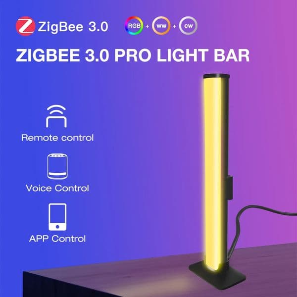 5V USB Zigbee 3.0 RGBCCT LED Lamp Bar RGBCW Dimmable Light Tuya Smart Life APP Alexa Google Assistant SmartThings Voice Control 250402