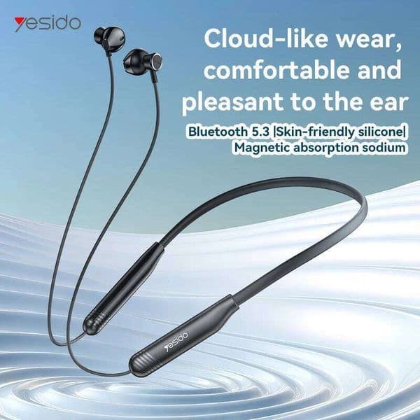 Yesido YSP Wireless In Ear Magnetic Bluetooth Sports Running Neck Hanging Headset