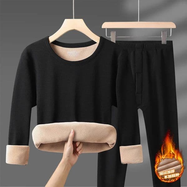 Winter Thermal Underwear Sets Men Women Velvet Tops Long Pants Comfortable Skinfriendly Elastic Thickening Warm 2 Piece Set 251111