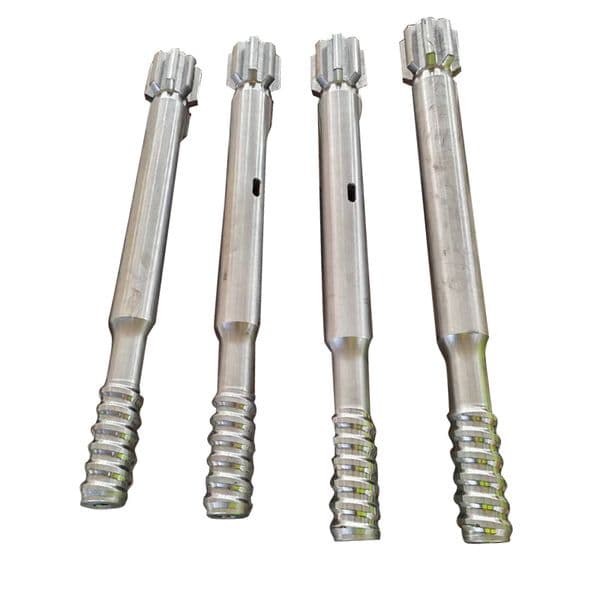 Drill tail, rock drilling tool for tunnel coal mines.Robust Rock Driller Bit with Drill Tail Feature Suitable for Underground Operations.