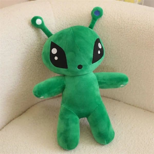 Cute 18/34CM Alien Plush Toy Big Eyes Green Stuffed Animal Dolls Full Soft Comfort Doll Childrens Birthday Gifts 251111