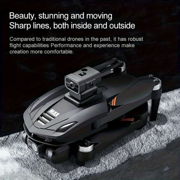 Christmas Gift Shocking M Distance M Flight Altitude V Pro Max Drone Front K HD PTZ Camera Inch Screen RC Quad Rotor Brushless Motors