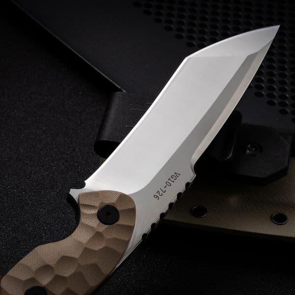 Special VG10-726 Kitchen Fixed Blade folding knife Knife 5.1 knife 440c Blade, G10 Handles