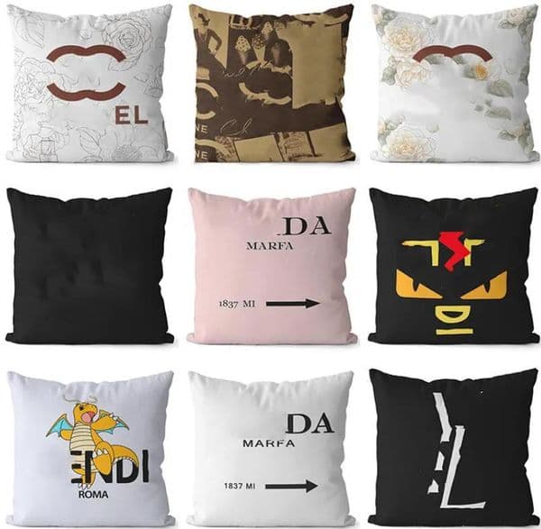 Designer Throw Pillows Throw Home Pillow Luxury Cushion Cover Pillowcase Bedding Home Room Decor Cover Sofa Decoration Cushion 45cm Pillow Case