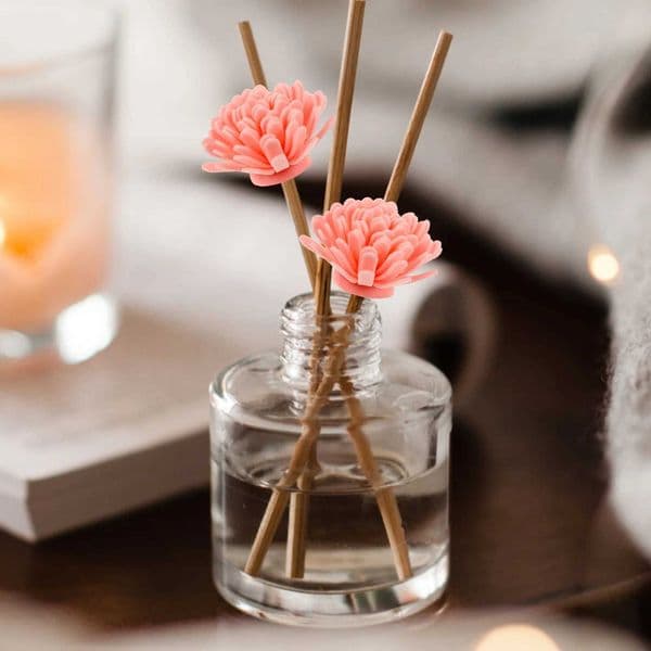 100pcs Artificial Chrysanthemum Flower For Home Aromatherapy Air Freshener Decor Mini Oil Diffuser Passive Essential Oils Desk X251112
