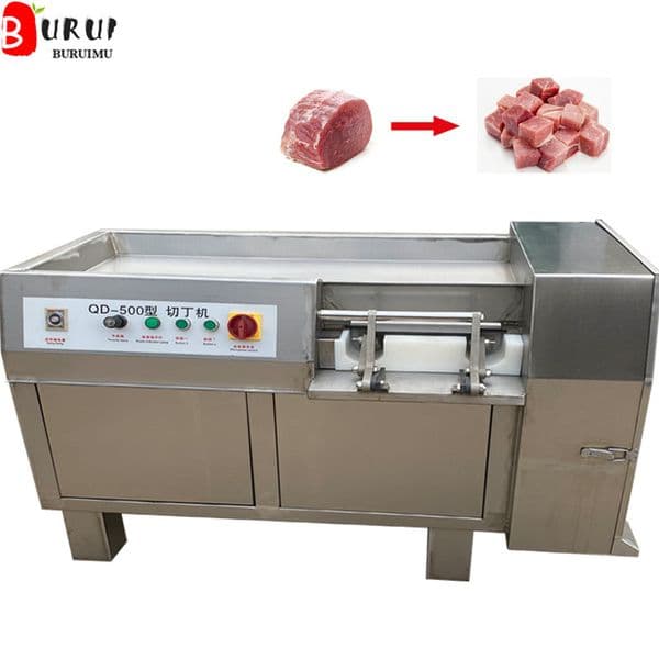 Meat Dicing Machine Automatic Beef Chicken Frozen Meat Cube Cutting Machine