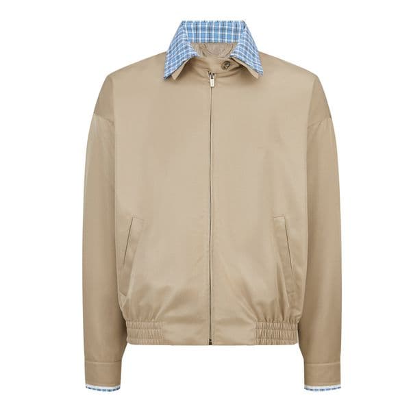 25SS Top Quality Mi New Style Plaid Faux Two-Piece Jacket Men Women Casual Fashion Comfortable Jackets Men's Clothing Women's Clothes