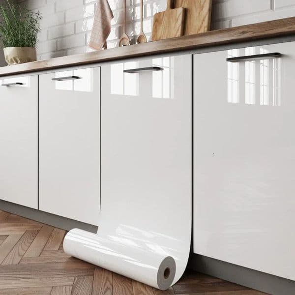 55cm Selfadhesive Kitchen Cabinets Wallpaper Easy to Clean Adhesive Wall Cooking Bench Peel Off Tape Sticker 251112