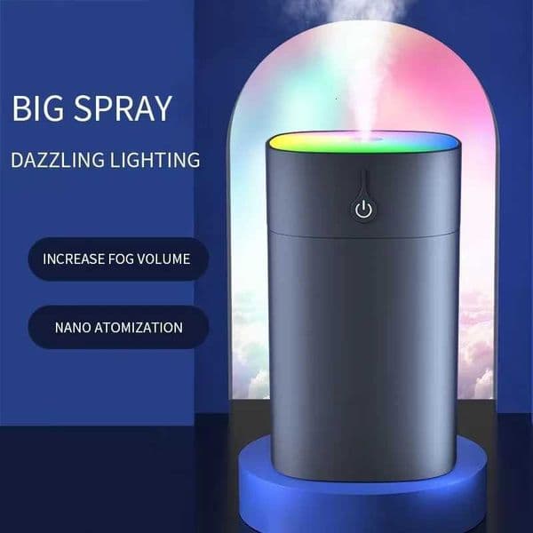 Colorful Humidifier 1 Home USB Portable Humidifier With Atmosphere Color Light Night Light Air Purification HumidifierM251113