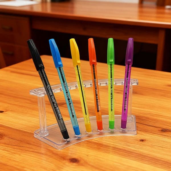PEA008F M3 Multi-Color Gel Pen, 0.7mm/1.0mm Bullet/Semi-Needle Tip, 12pcs/Box Single-Color Printed Barrel, Smooth Writing Office School Supplies