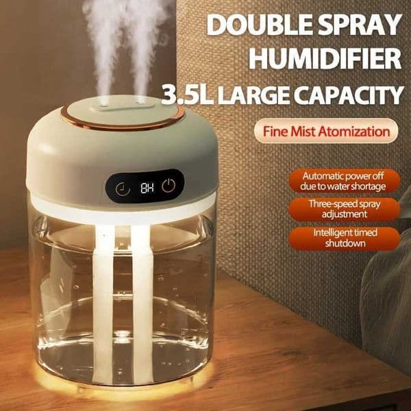 1PC Desktop Humidifier 35L Large Water Tank 1-12 Hour Timer Function Whole-House Humidifier For Indoor HumidificationM251113