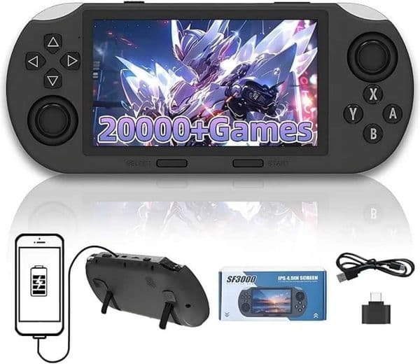 SF3000 Retro Handheld Video Game Console Linux System 45 Inch 854480 I Screen 3000mAh Portable Pocket Video Player GamesW251113