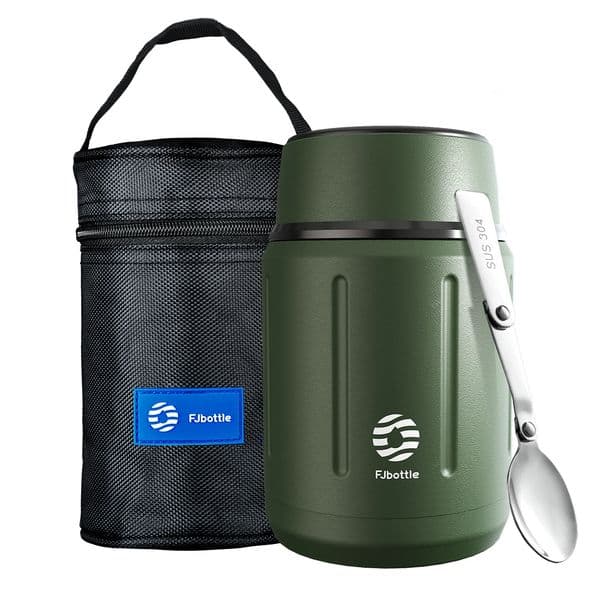 FEIJIAN Food Thermos Vacuum Lunch Box 316 Stainless Steel Container 750ML Free Spoon 251112