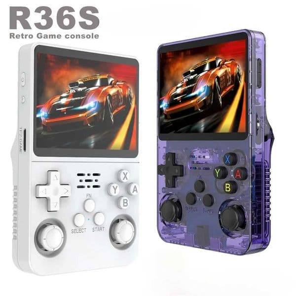 Open Source R36S Video Game Console Linux System 35 Inch I Screen Portable Pocket Video Player 64G/128G best Game giftW251120