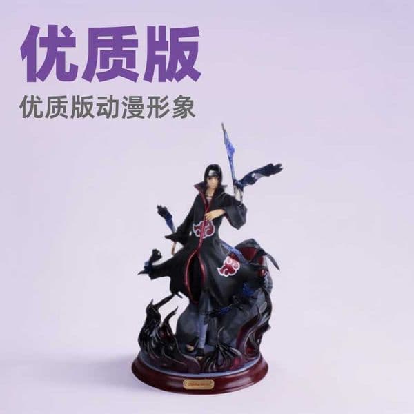 Anime Character High Quality Version Crow Palace Itachi GK Uchiha Itachi Statue Anime Model Ornament Handmade Y250412LQPI