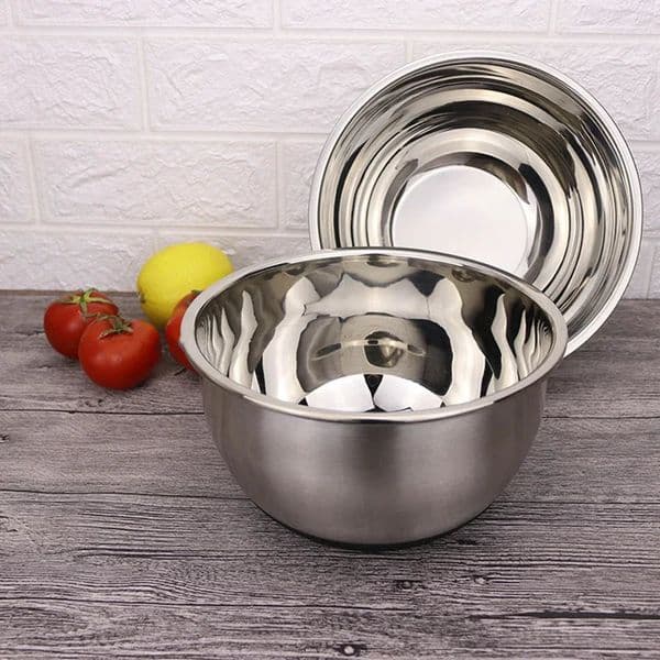 Stainless Steel Mixing Bowls Set of 7 Fruit Salad Bowl Storage Kitchen Cooking Tools 18202224262830cm 251113