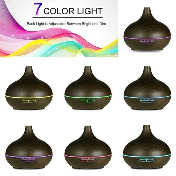 Remote Control Home Air Humidifier Aromatherapy Essential Oil Diffuser Large Capacity Electric Ultrasonic Aroma Diffuser550mlM251113