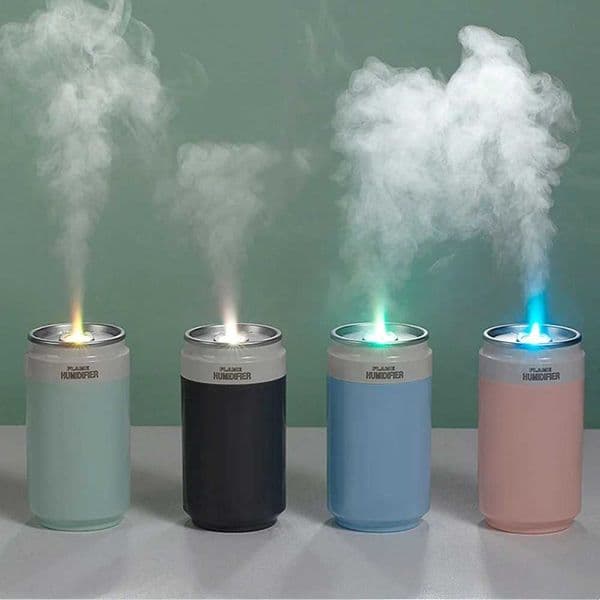 Mini Air Humidifier 260ml Cola Cup Size Portable Cool Mist Maker Essential Oil Diffuser For Car Air Purifier H2O HumificadorM251113