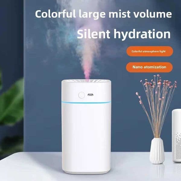 Mini Humidifier Portable Home Office Desktop Silent Large Mist 2 Gear Aroma Diffuser USB Charging Car Convenient Air MoisturizerM251113