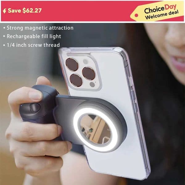 Smartphone Camera Shutter Grip Selfie Handle Camera Photo Stabilizer with Fill Light for Iphone AndroidM251113