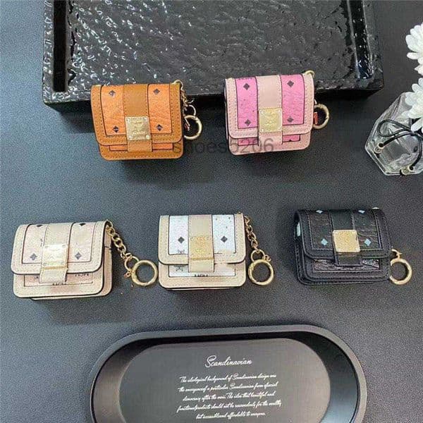 Earphone Accessories designer Universal Designer Fashion Headphone Airpods Cases for 4 3 2 1 Pro Case luxury leather Wireless Bluetooth Headset Protection Bag 0LC6