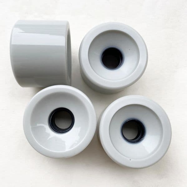 70mm High Rebound Longboard Wheels 70x51mm 80% Rebound 78A Hardness Square Lip Skateboard Wheels for Smooth Ride