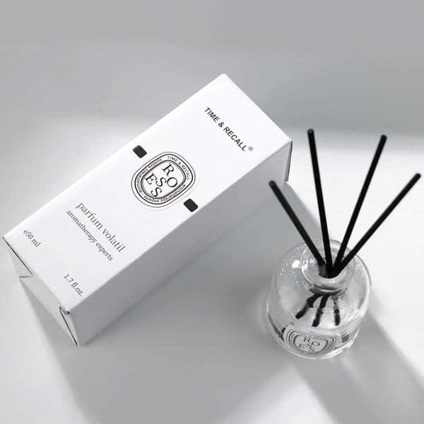 50ml Reed Diffuser Gift Sets with Black Rattan Sticks Plant He Fragrance Essential Oil Long La Air Freshener He Decor H251114