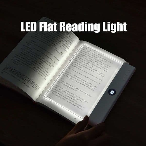 LED Flat Panel Night Vision Reading Light Eye Protection Reading Light Usb Charging Student Night Reading Lamp Book Lamp IndoorW251114