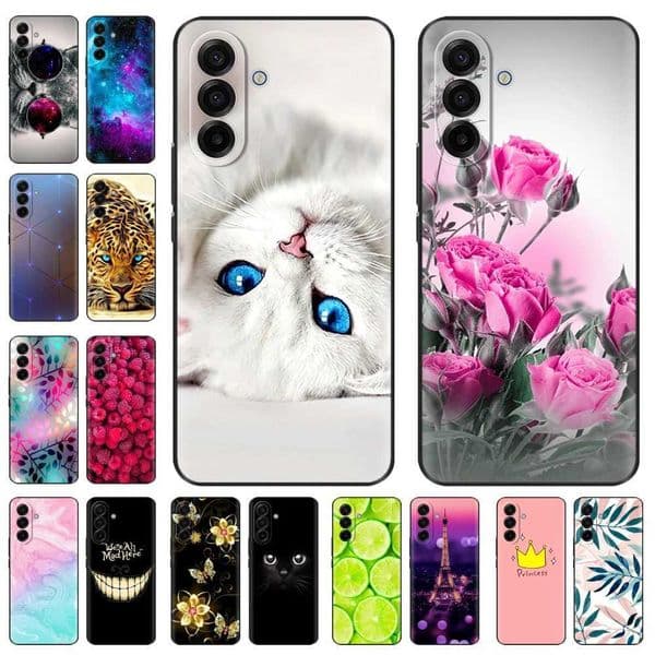 For Galaxy A17 5G Case Colorful Flower Cover Soft Silicone Phone Cases For A17 Case A 17 A17 Back CoverM251114