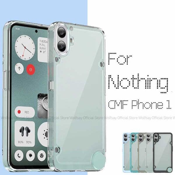 For Nothing CMF Phone 1 Case Nothing CMF Phone 1 Cover Luxury Clear PC TPU Shockproof Phone Back Cover For Nothing CMF Phone 1M251114