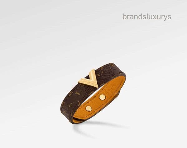 With BOX Designers Faux Leather Bracelets Gold Bangle Mens Womens Luxury Designer Jewelry Stainless steel Bracelet Womens Wedding Gifts thumbnail 2