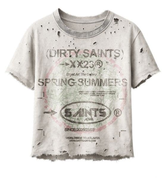 American Gothic Vintage Y2K Graphic TShirt for Man and Woman Hip Hop Style Oversized Cotton Tee with Cartoon Printed Clothing 251113BJ