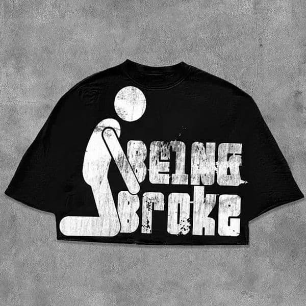 Mens and Womens Y2k Retro Punk Graphic Print T-Shirt Hip-Hop Goth Oversized T-Shirt Casual Short Sleeve Top 251113BJ