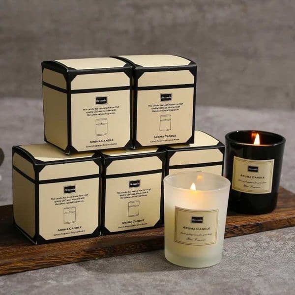 Ins Style Simple Jar Scented Candle Essential Oils Soy Wax Candle Aratherapy He Decoration Birthday Xmas Gift H251114 Z260520