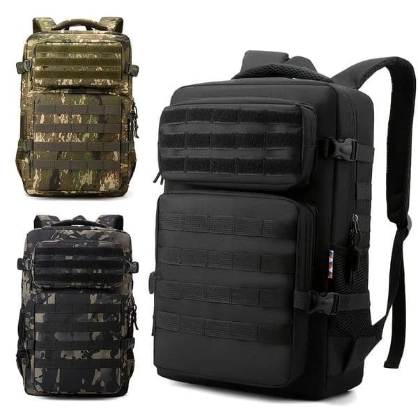 Tactical Backpacks Mens Camouflage Backpack Hiking And Camping LargeCapacity Multilayer Outdoor Sports 251111BANJIA