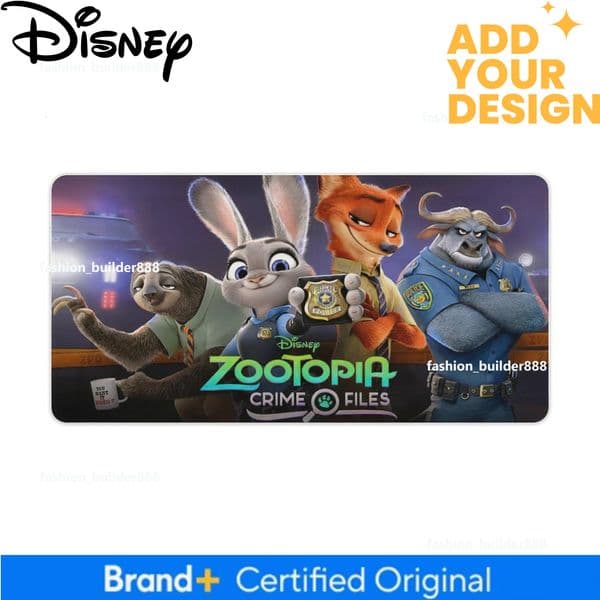 Custom Disney Zootopia Mousepad HD Printing Computer Gamers Locking Edge Non slip Mouse Keyboard PC Desk Pad Z6