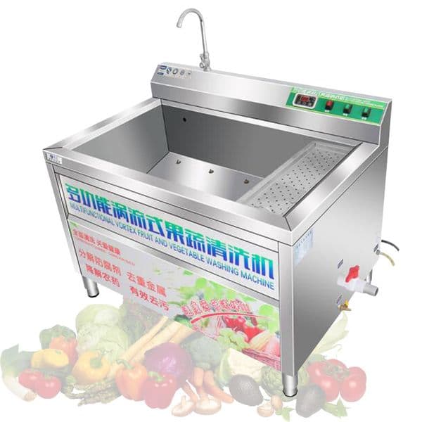 Vegetable Washing Machine Ozone Sterilization Degradation Of Pesticides Eddy Curren Fruits Vegetables Washing Equipment