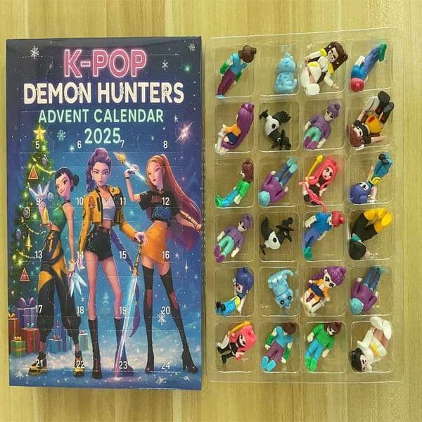 2026 Countdown Calendars Kpop Demon Hunters Advent Calendar Model Doll Collection Desk Decoration Children Christmas Gifts Y251114