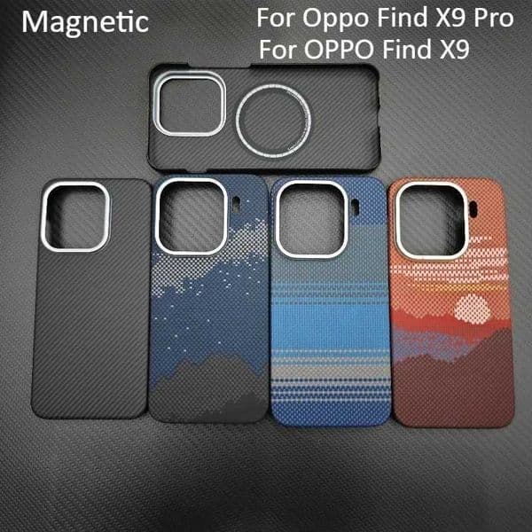 Magnetic Case For Find X9 Pro Aramid Carbon Fiber Cover For For Find X9 Cover Mobile Phone AccessoriesM251114
