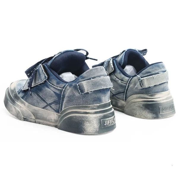 2025 New Jifffly Retro Worn-out Skate Shoes Men Women Couple High-value Sports Versatile Durable Vintage Texture All-Match Flexible