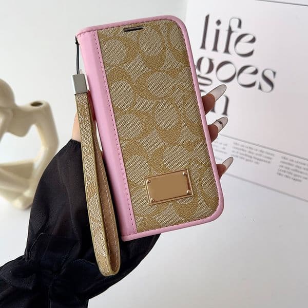 17 Pro Max Leather Flip Wallet Phone Case Designer iPhone Case for iPhone 16 ProMax 14 Plus 15 13 12 pro max Samsung Galaxy s23 s22 24 Ultra Card Slot Mobile Cover