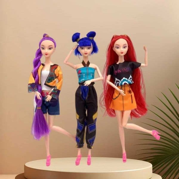 30cm KPop Demon Hunters Model Action Figure PVC Desktop Decoration Doll Model Childrens Toy Collection Figurine Christmas Gift T251112U3GB
