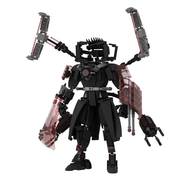 Hot Skibidi toilet giant Titan TV King upgraded 7.0 building block animation horror character model toy childrens creative Christmas gift W250415