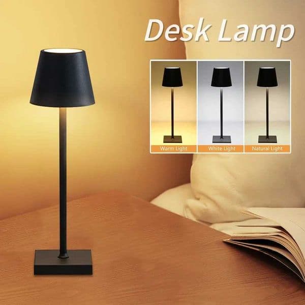 LED Desk Lamp Rechargeable Night Light 3-layer Dimming Bar Restaurant Atmosphere Wireless Touch Light Indoor Decoration LightW251115