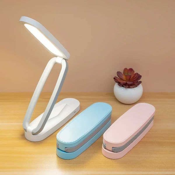 Eye Protection LED Folding Desk Lamp 3-Level Dimming Lighting Table Lamps Reading Bedside Living Bedroom Charging Night LightW251115